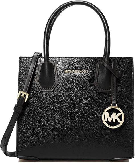michael kors mercer medium handbag bkack